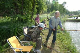 Rodzinne wędkowanie w Siekierczynie