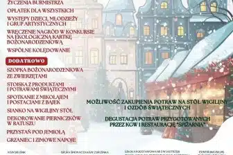 Zapraszamy na Jarmark Bożonarodzeniowy w Ciężkowicach 22-12-2024 niedziela godz. 13.00